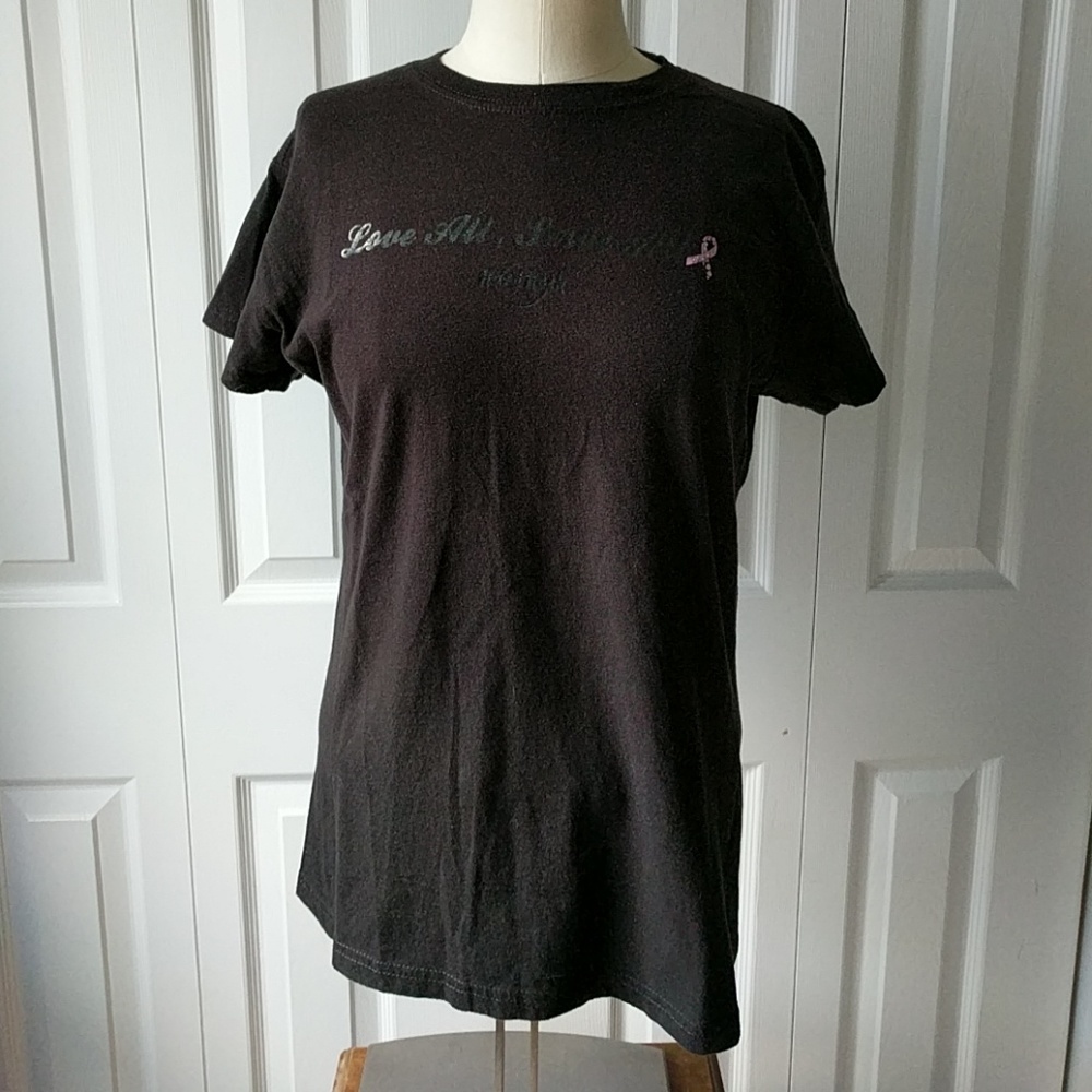 Hard Rock Cafe Breast Cancer Awareness Ribbon Tee